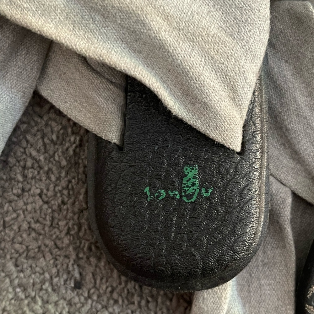 SANUK YOGA SLING 2. Toe sandals for Yoga or Beach or ??? Gray. 9.5” long-US 7/8. - Picture 3 of 7